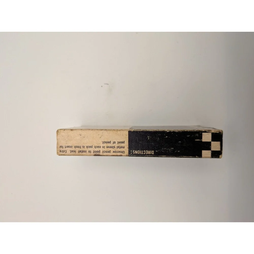 Vintage Listo Marking Leads No 162 Black Refills for 1620 Pencil 35 Count USA